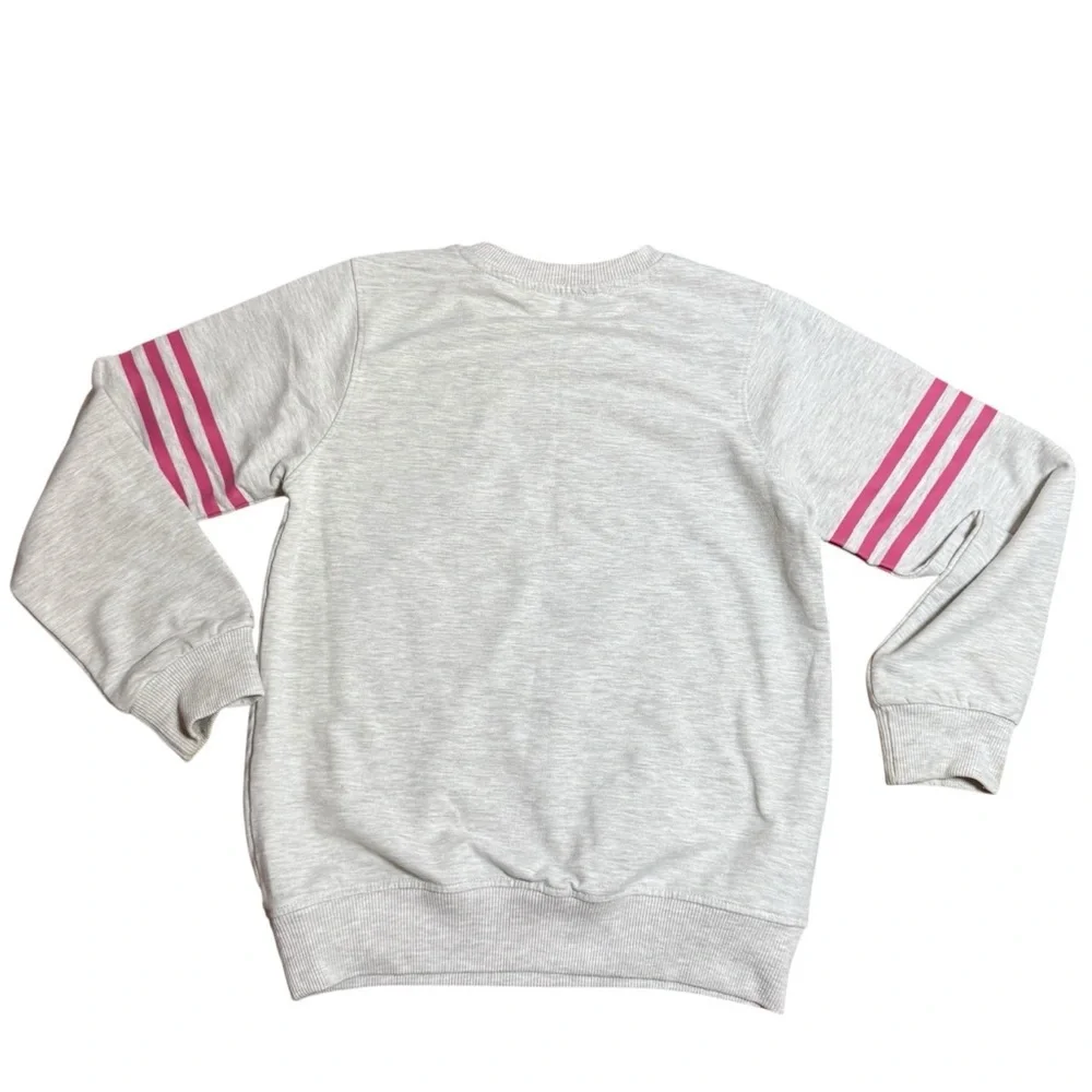 adidas Kids Gray & Navy Logo Long Sleeve Set – Size 11